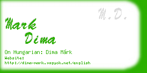 mark dima business card